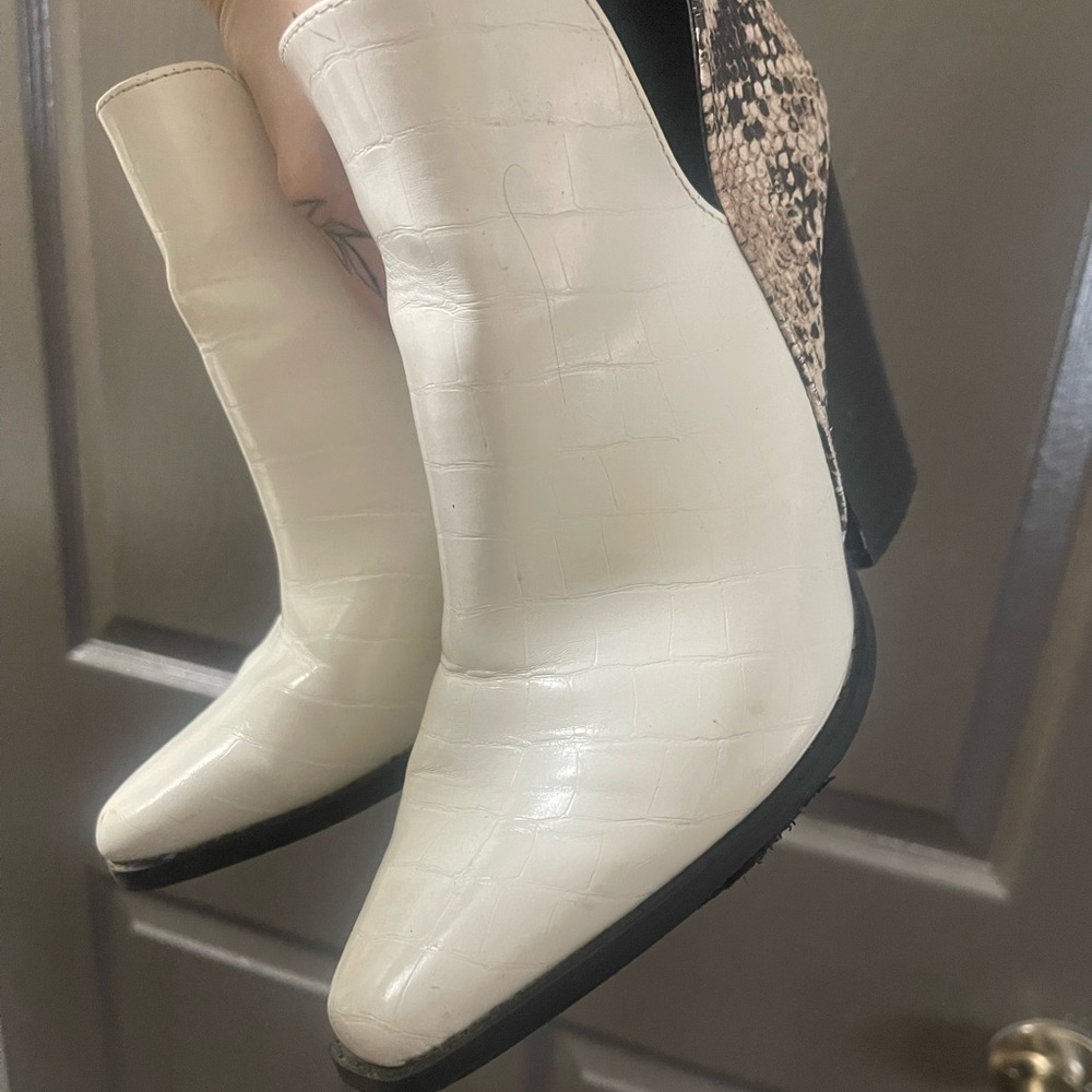 White Snake Bootie - Picture 3 of 3